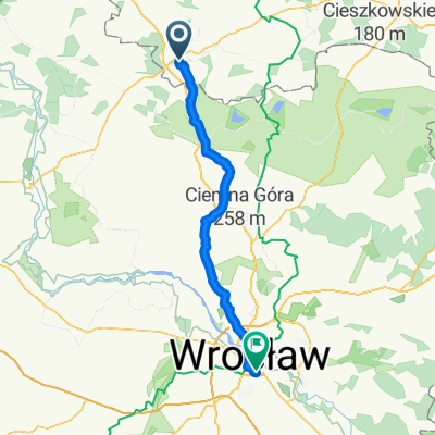 Rawicz-Wrocław (Użądlenie Korzeńsko , przelotny deszcz Oborniki Śl)