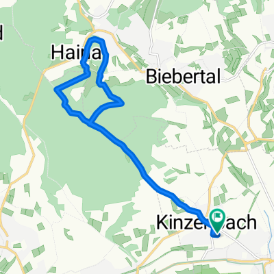 Kinzenbach Biebertal toller Waldweg