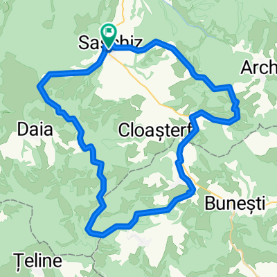 Saschiz - Crit - Mihai Viteazul - cruce - Saschiz (MTB)