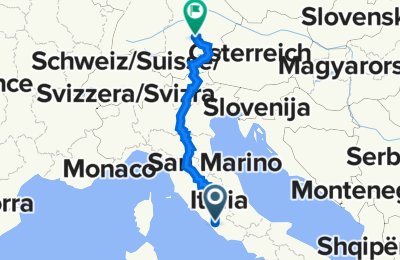Route in der Bikemap App öffnen