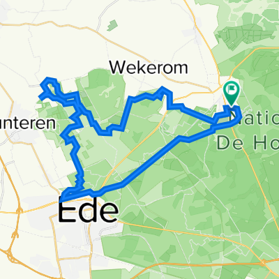 Ede - Lunteren - Otterlo vanuit de zanding