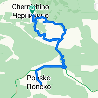 черничино - каратепе - боруна - попско - черничино 