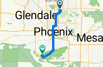 Route in der Bikemap App öffnen