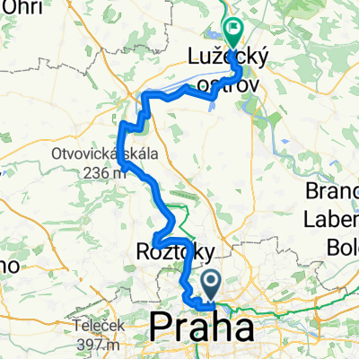 Fietsen van Praag naar Dresden - etappe 1