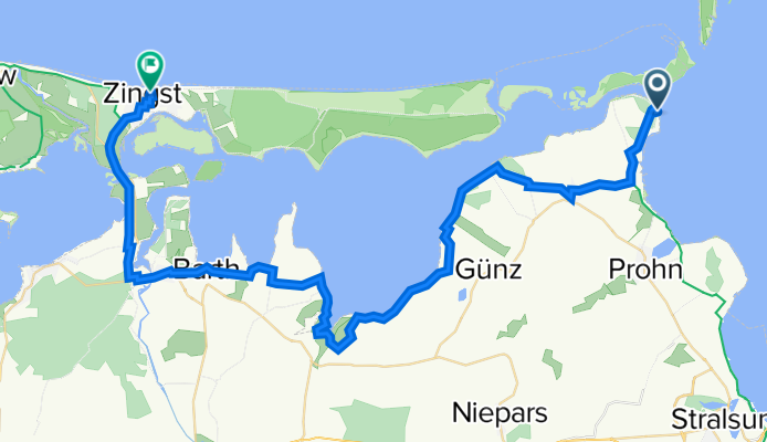 Barhöft nach Zingst