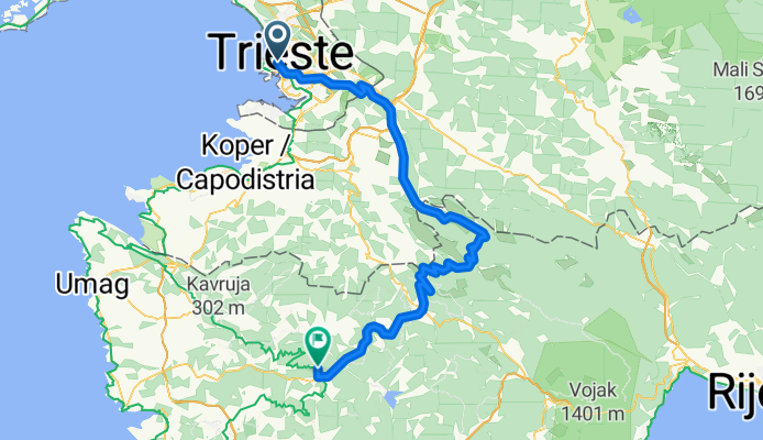 Trieste - Livade via Ciceria