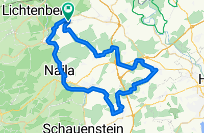 Route in der Bikemap App öffnen