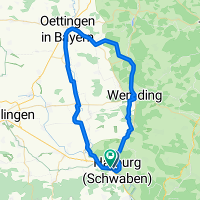 Ries -Wörnitz-Runde 51,48 km Leicht