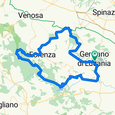 Bosco Palazzo-Forenza-Quercia centoramami-diga Acerenza-Acerenza-Genzano