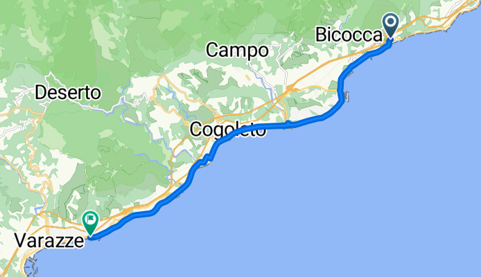 Ciclabile Arenzano Varazze
