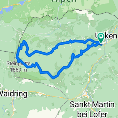 Unken, Dietrichshorn, Lofereralm, Mösernalm, Unkenbach, Friedlwirt, Unken