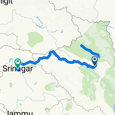 Leh - Khardungla - dol. Shyok - Leh - Srinagar