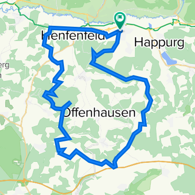 Hammerbachtal Höhenrunde - Variante ab Hersbruck
