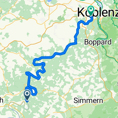 Mosel Rhein Tour Etappe 2 Enkirch-Koblenz