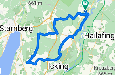 Route in der Bikemap App öffnen
