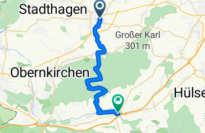 Route in der Bikemap App öffnen