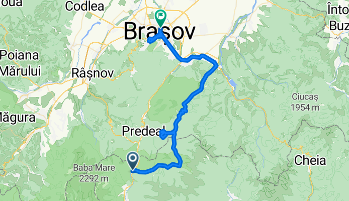 Azuga - Susai - Sacele - Brasov