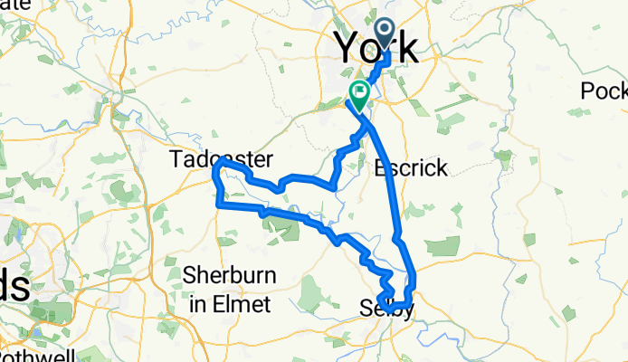 Cawood Ride 42 mile rownd trip