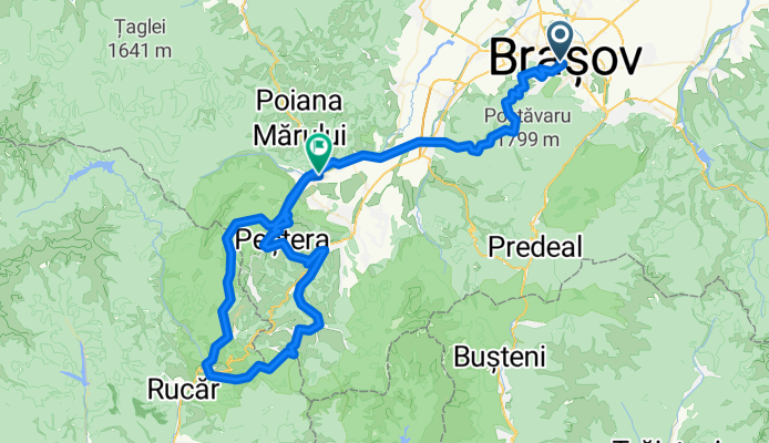 Zarnesti - Piatra Craiului - Magura - Podu Dambovite - Valea Cheii - Moieciu - Pestera - Zarnesti
