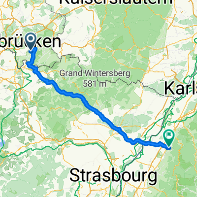 D Saarland Ormesheim Aus der Saarpfalz auf kürzestem Weg ins badische Rebland