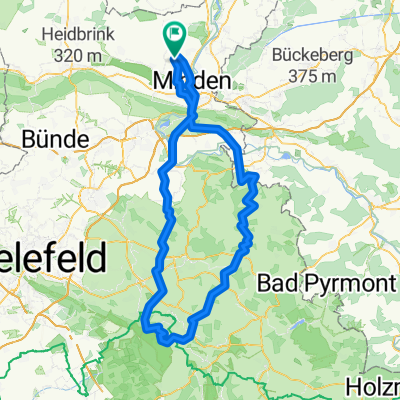 Hermannsdenkmal über Hüttenhau