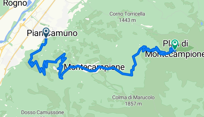 Salita Montecampione 1800