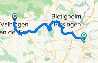 Route in der Bikemap App öffnen