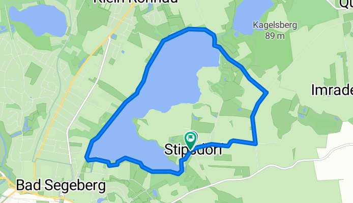 Segeberger See Wanderweg (12,5km)
