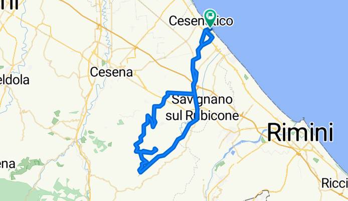 Cesenatico/EmiliaRomagna'11: Tour 4 - Cesenatico-Sala-Savignano-uh.Sogliano-Roncofreddo-Gambettola-Cesenatico