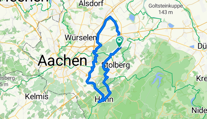 Vennbahnweg mit Blausteinsee