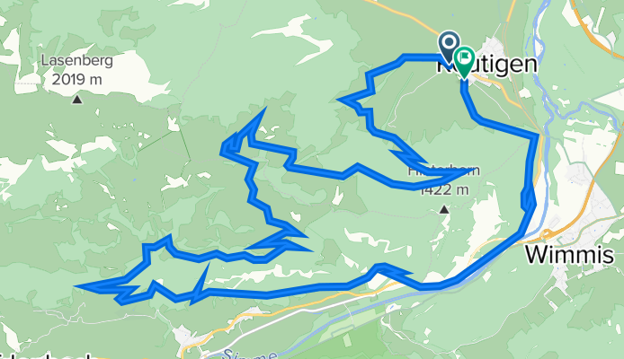 Reutigen-Roggeweid-Schattigwald-Obers Heiti-Allmede-Simmewald-Reutigen