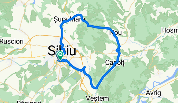 Traseu MTB in nord estul Sibiului