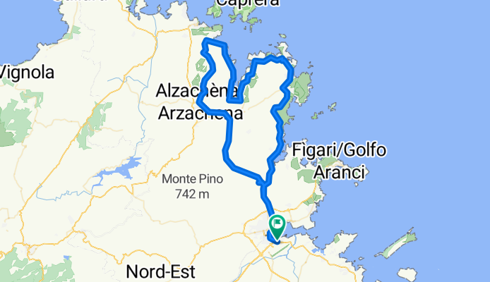 Sardinia - smaragdove pobrezie 95 km