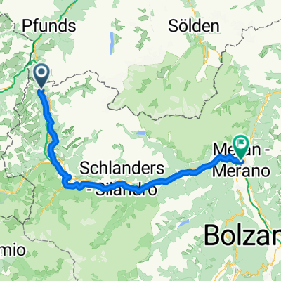 Reschensee bis Meran