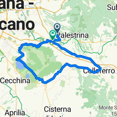 Zagarolo - San Cesareo - Montecompatri - Monteporzio - Frascati - Grottaferrata - Marino - Parte di Via dei Laghi - Nemi - Rocca di Papa - Lariano - Artena - Co