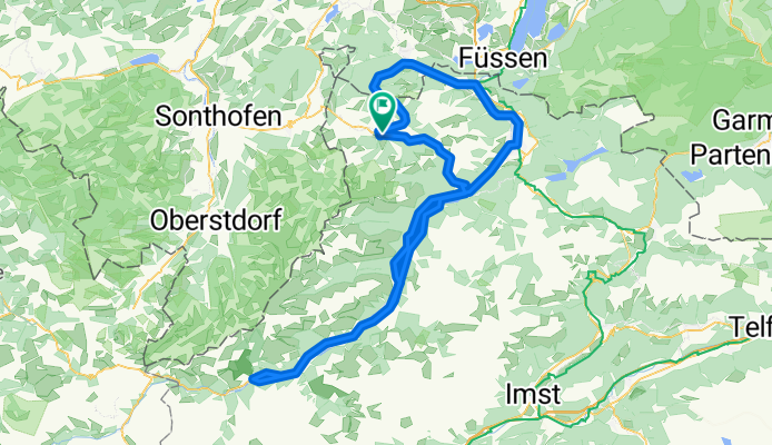 2016_Rad-Marathon_Tannheimer Tal_130km Strecke