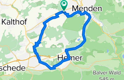 Route in der Bikemap App öffnen