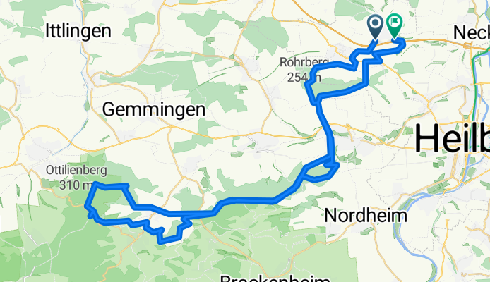 Heuchelberg - Ottilienberg - Runde