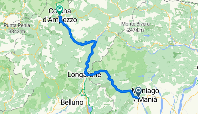 Montereale Valcellina - Cortina d'Ampezzo