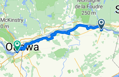 Route in der Bikemap App öffnen