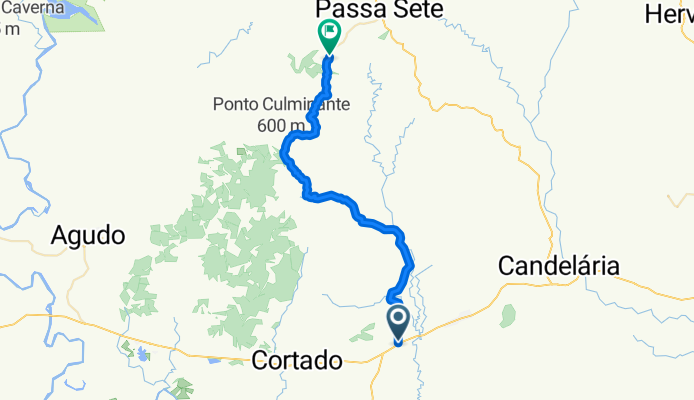 Novo Cabrais até Lagoa Bonita (BR481)