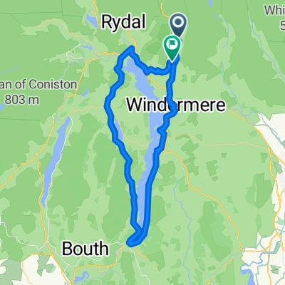 Newby Bridge Lakes loop