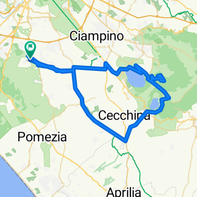 Trigoria - Monte Cavo 75 km 1000 m