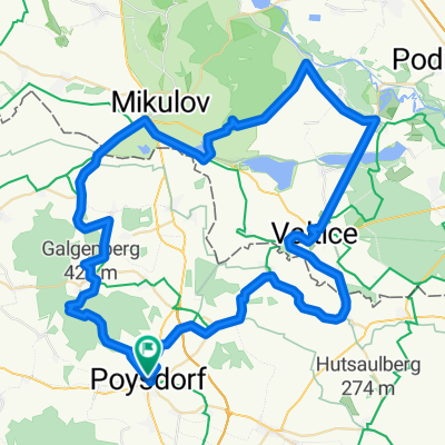 IVV_Test_schleife_3f_72km Poysdorf_ bulhary_lednice_poysdorf