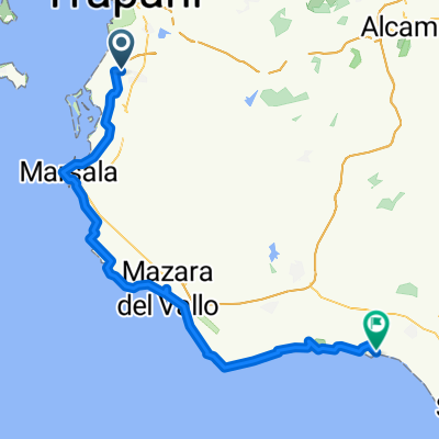 Trapani-Porto Palo 92kkm, 130hm