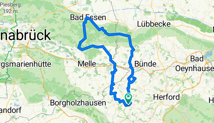 Rundkurs Bad Essen Wiehengebirge