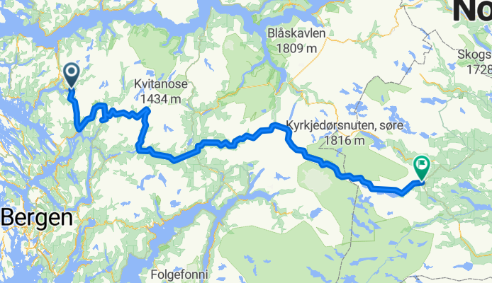 rallarvegan bike route 4 norway
