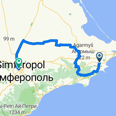 ФЕОДОСИЯ - КОКТЕБЕЛЬ - ЛОХОВКА - МОЛОДЁЖНОЕ