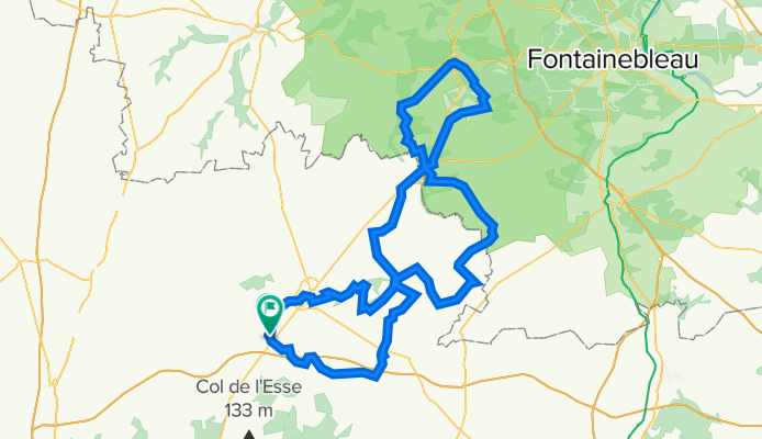 LOIRET - NE - ESSONNES - 140KM - buttes de l'essonne