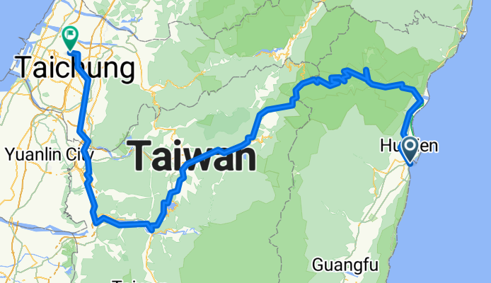 Hualien - Taroko - Taichung
